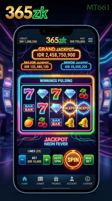 Cuplikan layar KM789 — menu navigasi