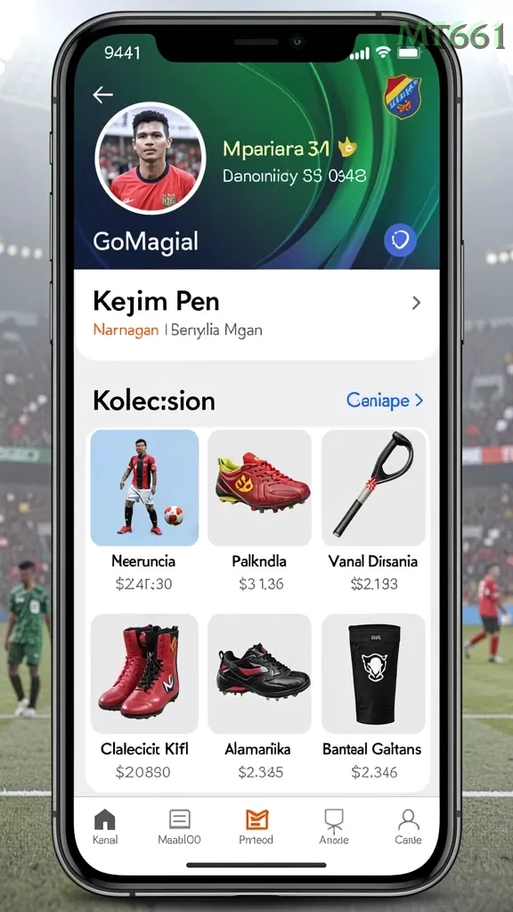 Cuplikan layar MONPERATOTO — pengaturan akun